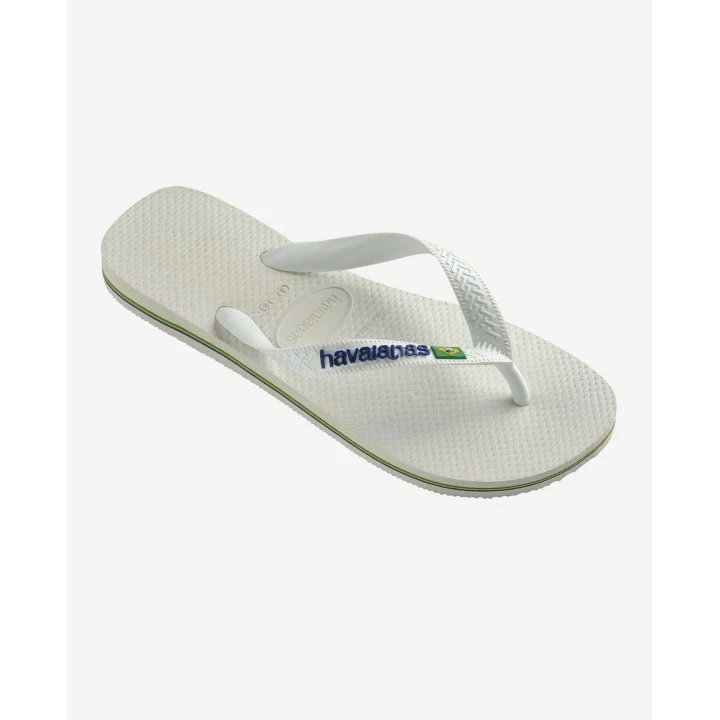 Tongs Brasil Logo — Blanc