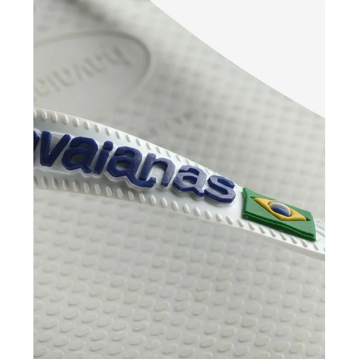 Tongs Brasil Logo — Blanc