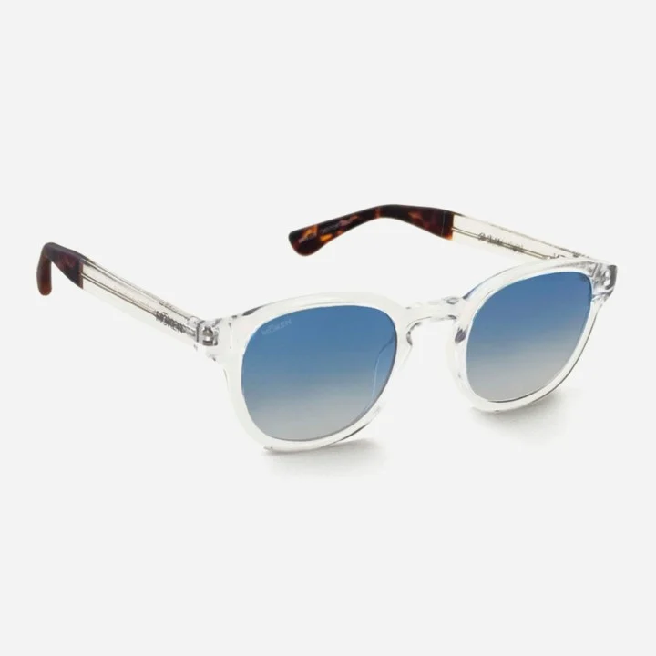 Lunettes de soleil Otis — Cristal écaille / Bleu dégradé
