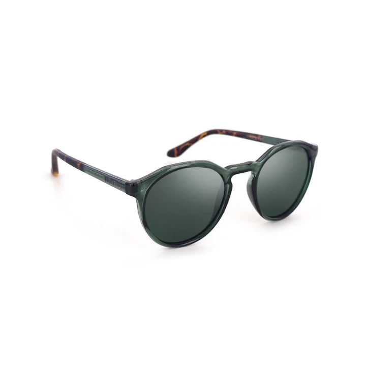 Large Leon Sunglasses — Kaki / Vert
