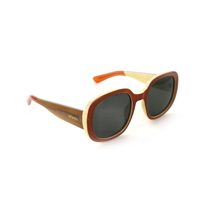Lunettes de soleil April — Orange / Vert