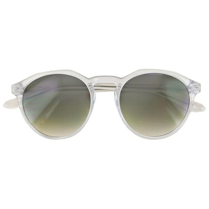 Large Leon Sunglasses — Cristal / Vert dégradé