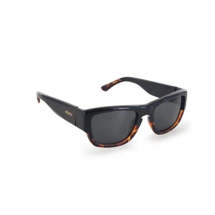 Karlton Sunglasses — Noir / Écaille / Gris