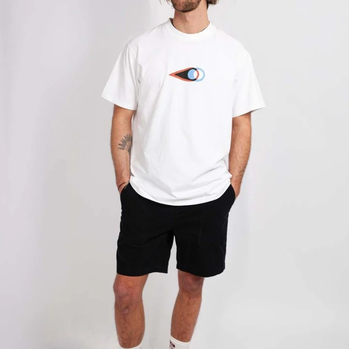 T-shirt Clussy homme en coton bio — Blanc