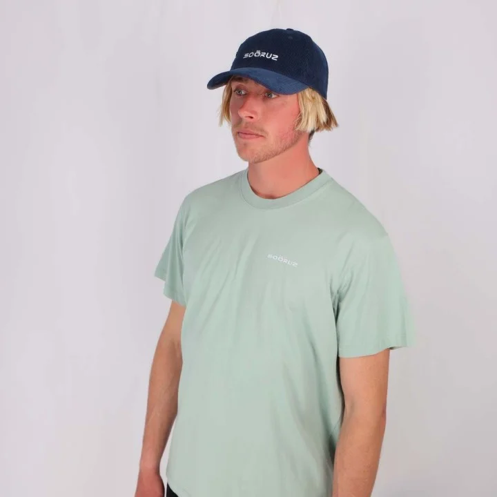 T-shirt Papaya homme en coton bio — Bleu