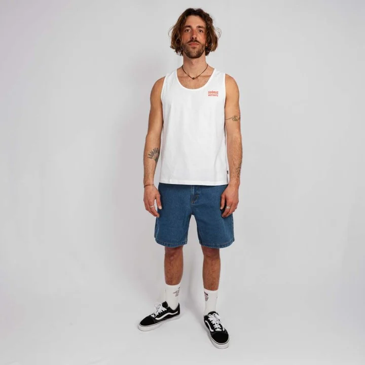 Men’s Giovanni Organic Cotton Tank Top — Blanc