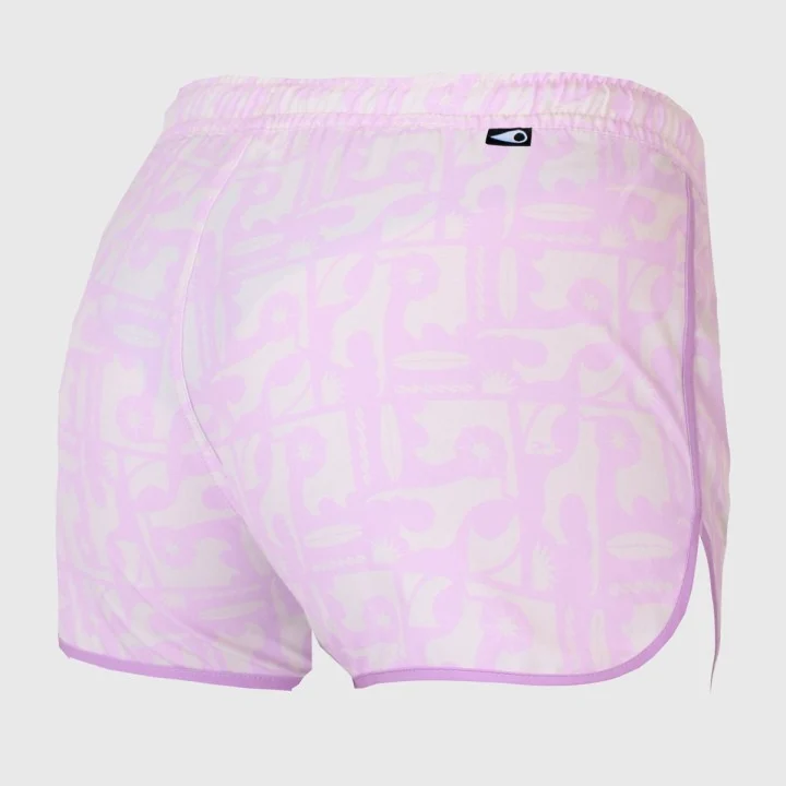 Women’s Mini Pavlova Boardshorts — Rose