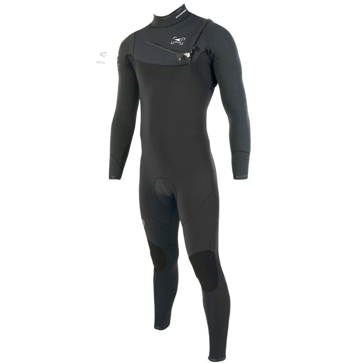 Men’s Guru Pro 3/2 mm Wetsuit — chest zip — Noir